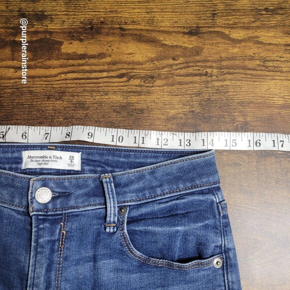 Abercrombie & Fitch Jeans 8 S Curve Love Super Skinny Ankle High Rise - Picture 5 of 10
